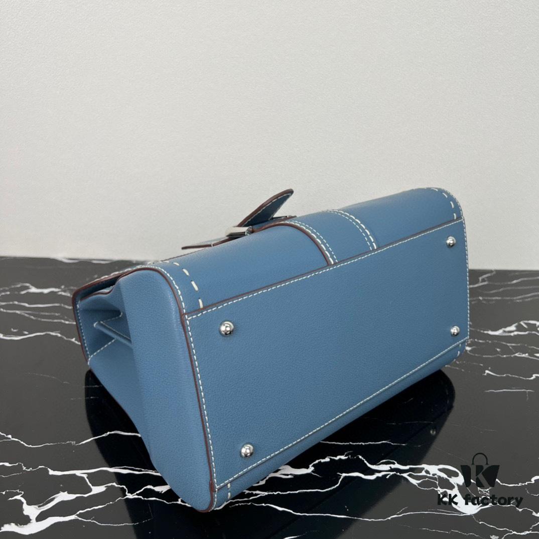 6930682d6e68136f4d9a4b43 New Arrival 🔥 Delvaux 2024 Spring/Summer Exposed Stitching Collection Brillant PM Bag