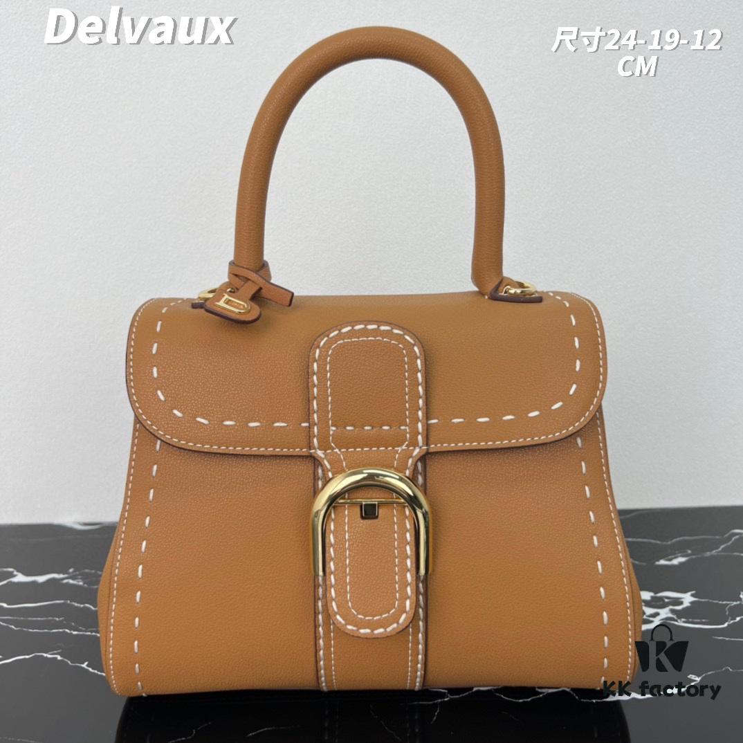 693068316e68136f4d9a4b47 Delvaux 2024 Spring-Summer Exterieur Stitching Collection Brillant PM in Calfskin