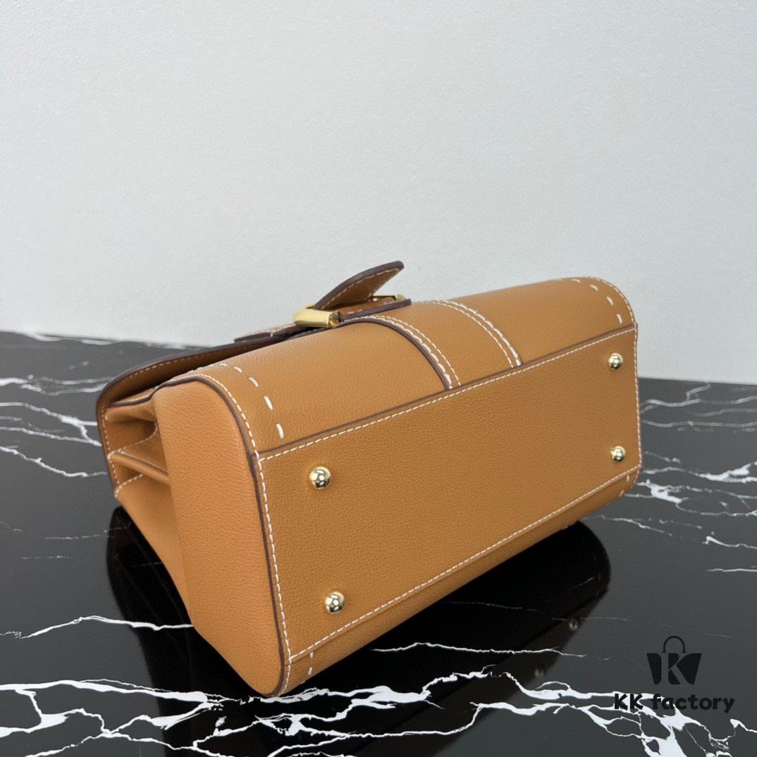 693068356e68136f4d9a4b4b Delvaux 2024 Spring-Summer Exterieur Stitching Collection Brillant PM in Calfskin