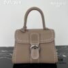 693068366e68136f4d9a4b4f Delvaux 2024 Spring-Summer Exposed Stitching Collection Brillant PM in Caramel Rodeo Calf Leather