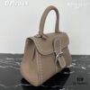 693068366e68136f4d9a4b51 Delvaux 2024 Spring-Summer Exposed Stitching Collection Brillant PM in Caramel Rodeo Calf Leather