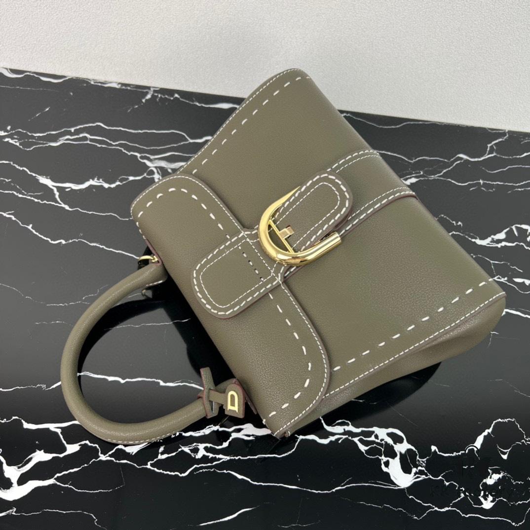 6930684a6e68136f4d9a4b6d Delvaux 2024 Spring-Summer Exposed Stitching Collection Brillant PM in Caramel Rodeo Calf Leather