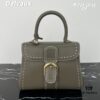 6930684e6e68136f4d9a4b75 Delvaux 2024 Spring-Summer Exposed Stitching Collection Brillant PM in Caramel Rodeo Calf Leather