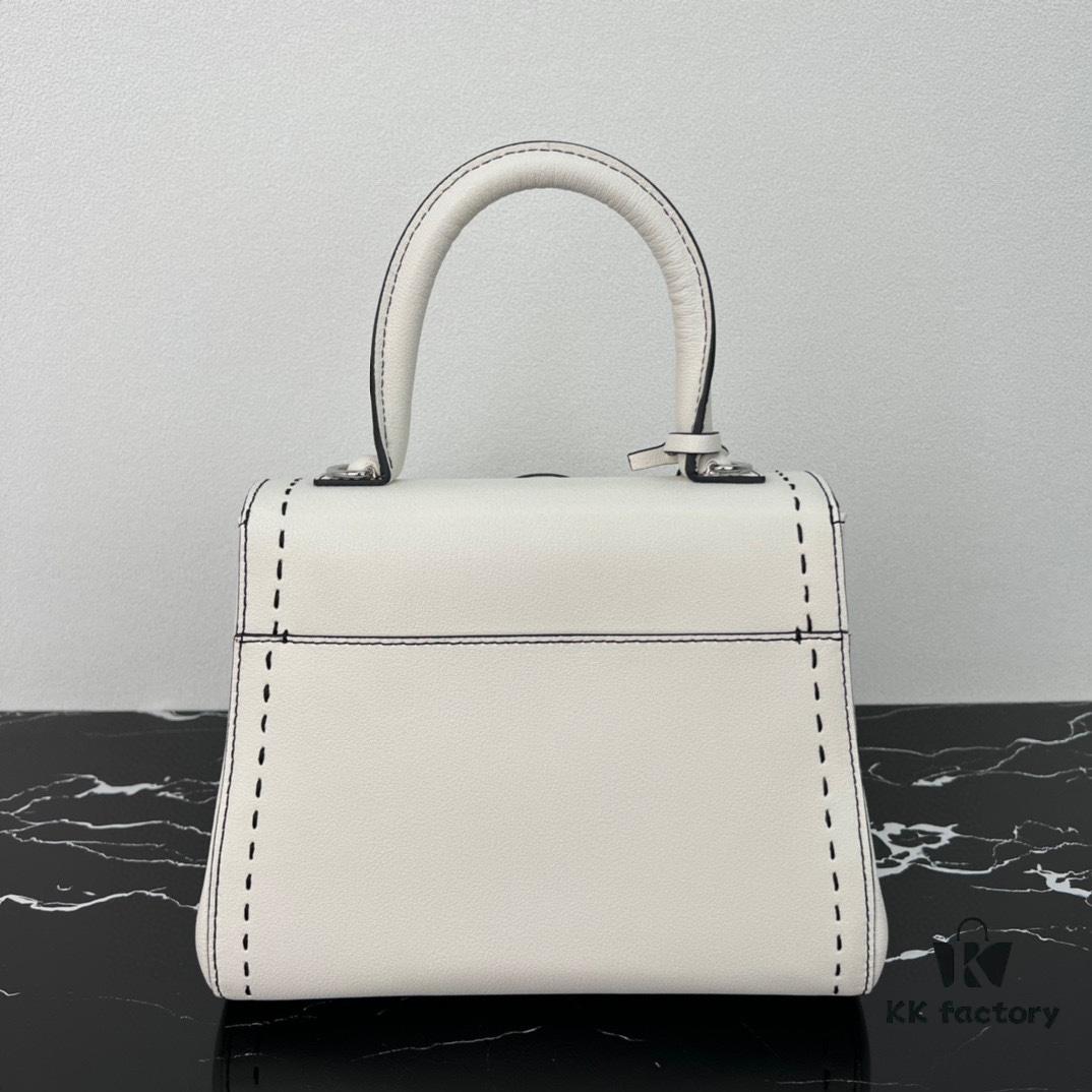 6930684f6e68136f4d9a4b77 Delvaux 2024 Spring/Summer Exposed Stitching Collection Brillant PM Bag