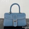 693068536e68136f4d9a4b7d Delvaux 2024 Spring-Summer Exposed Stitching Collection Brillant PM in Caramel Rodeo Calf Leather