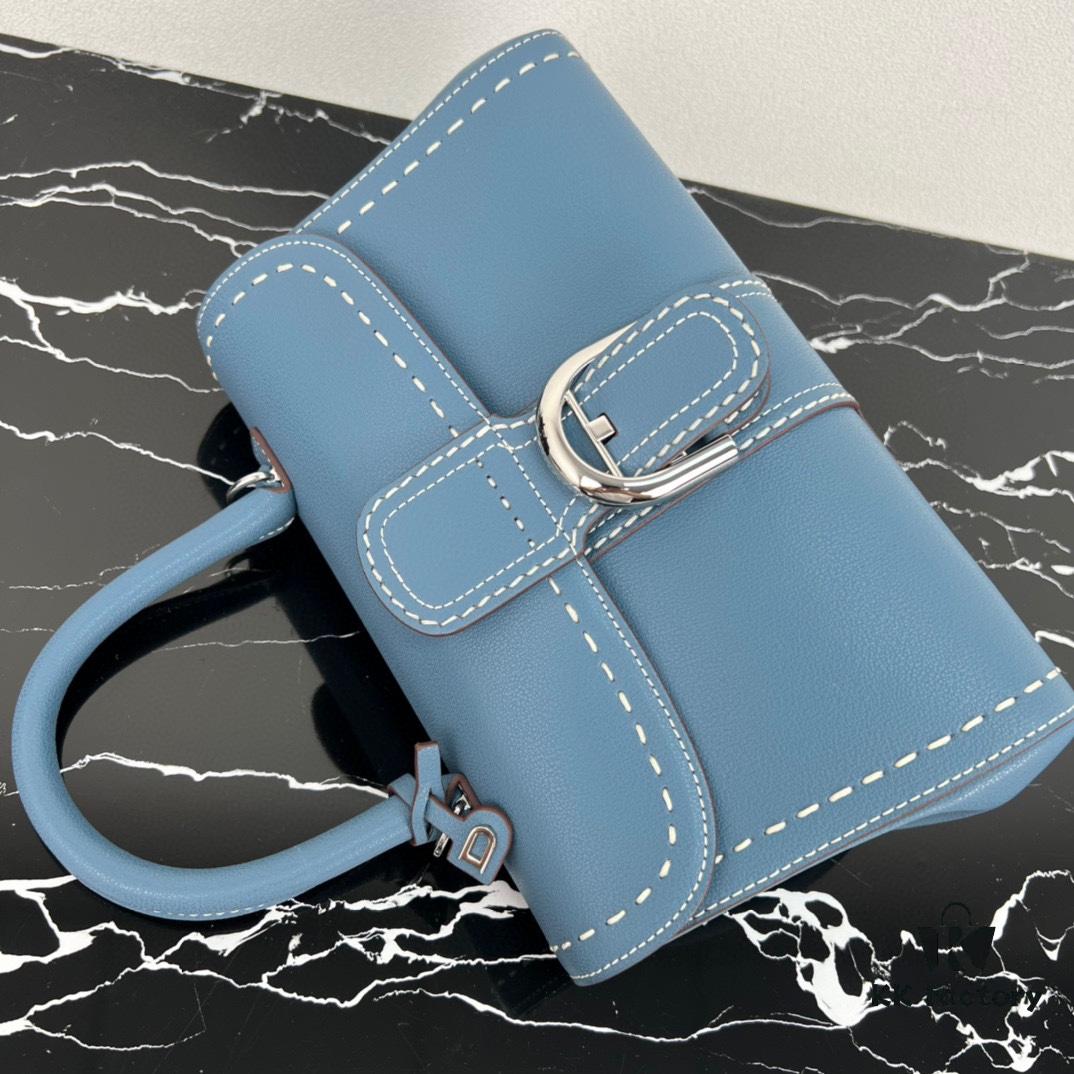 693068556e68136f4d9a4b81 Delvaux 2024 Spring-Summer Exposed Stitching Collection Brillant PM in Caramel Rodeo Calf Leather
