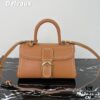 693068576e68136f4d9a4b85 Delvaux 2024 Spring-Summer Exotic Stitching Collection Brillant PM in Caramel Rodeo Calf Leather