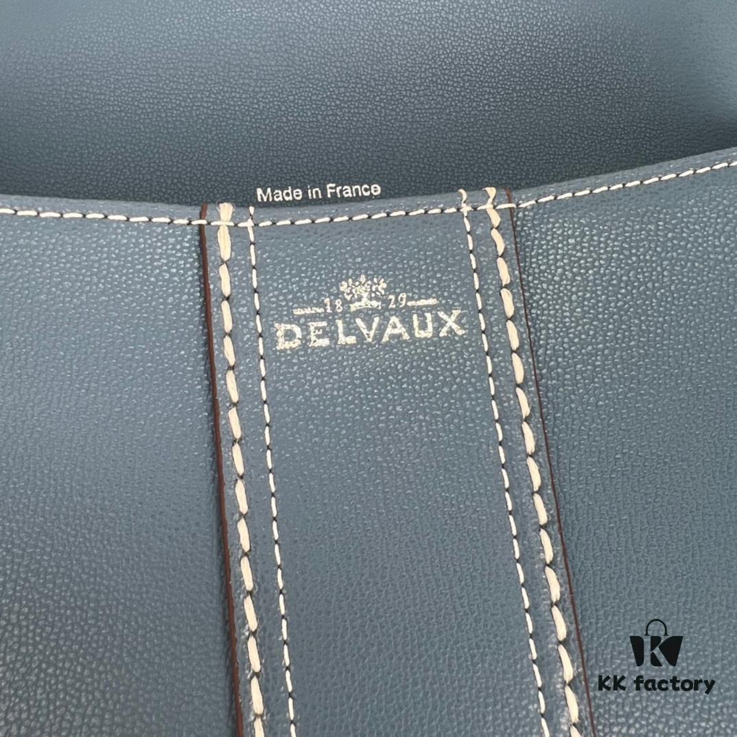 693068586e68136f4d9a4b87 Delvaux 2024 Spring-Summer Exposed Stitching Collection Brillant PM in Caramel Rodeo Calf Leather