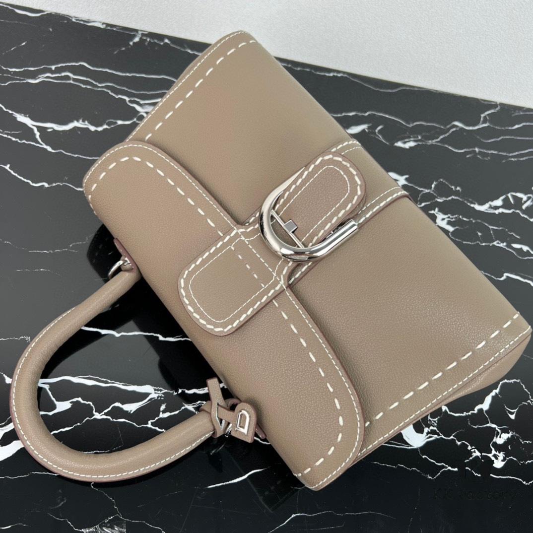 6930685e6e68136f4d9a4b90 Delvaux 2024 Spring/Summer Hand-Stitched Collection Brillant PM in Caramel Rodeo Calf Leather