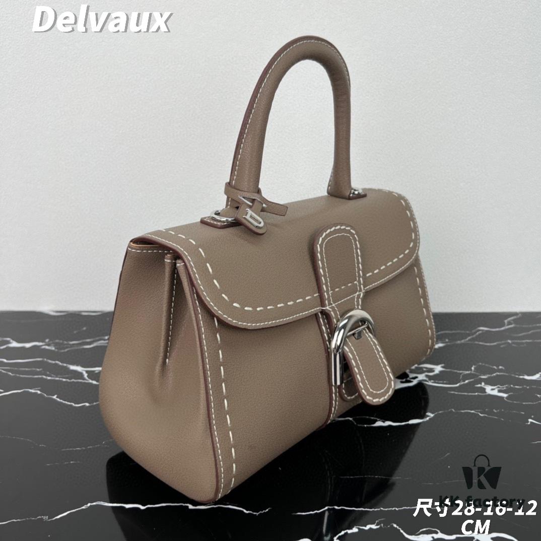 6930685e6e68136f4d9a4b91 Delvaux 2024 Spring/Summer Hand-Stitched Collection Brillant PM in Caramel Rodeo Calf Leather