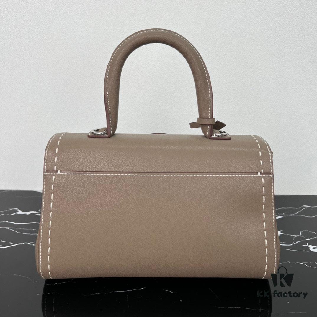 6930685e6e68136f4d9a4b93 Delvaux 2024 Spring/Summer Hand-Stitched Collection Brillant PM in Caramel Rodeo Calf Leather