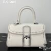 693068636e68136f4d9a4b98 Delvaux 2024 Spring-Summer Exposed Stitching Collection Brillant PM Bag in Caramel