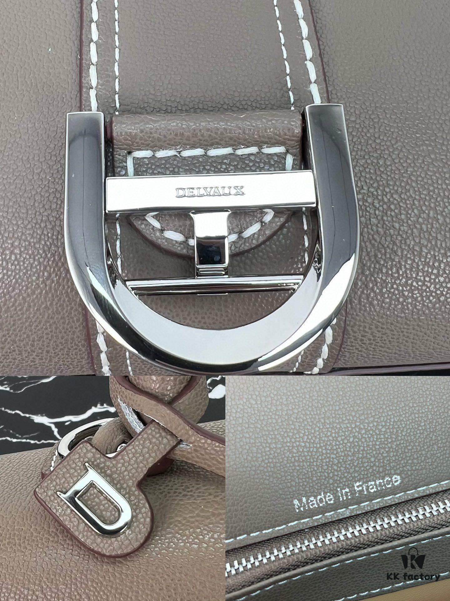 693068636e68136f4d9a4b9b Delvaux 2024 Spring/Summer Hand-Stitched Collection Brillant PM in Caramel Rodeo Calf Leather