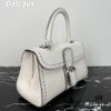 693068636e68136f4d9a4b9c Delvaux 2024 Spring-Summer Exposed Stitching Collection Brillant PM Bag in Caramel
