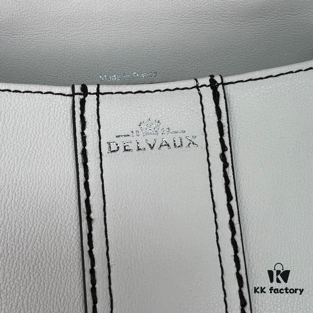 693068666e68136f4d9a4b9e Delvaux 2024 Spring-Summer Exposed Stitching Collection Brillant PM Bag in Caramel