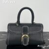 693068676e68136f4d9a4ba1 Delvaux 2024 Spring-Summer Exposed Stitching Collection Brillant PM in Calfskin