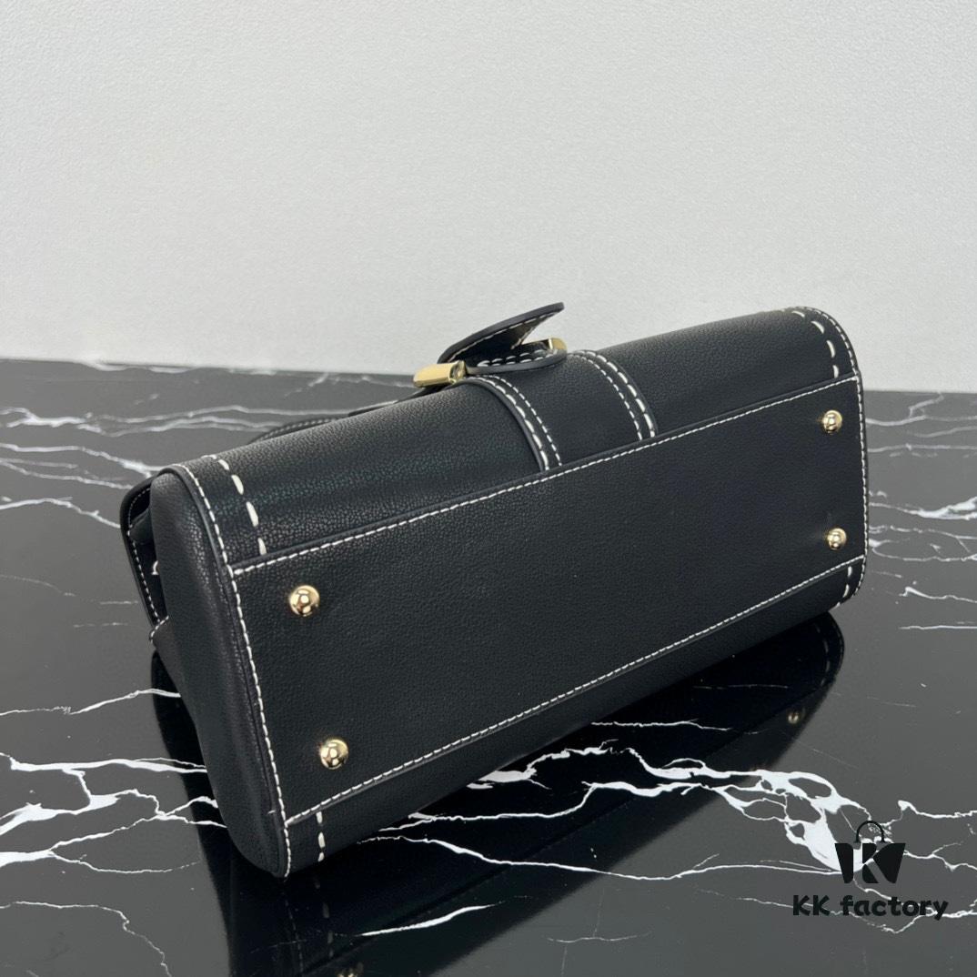 6930686d6e68136f4d9a4ba8 Delvaux 2024 Spring-Summer Exposed Stitching Collection Brillant PM in Calfskin
