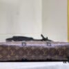 M45265 Black Floral, Aged Floral, Black Check - Sac Plat Horizontal Zippé Briefcase