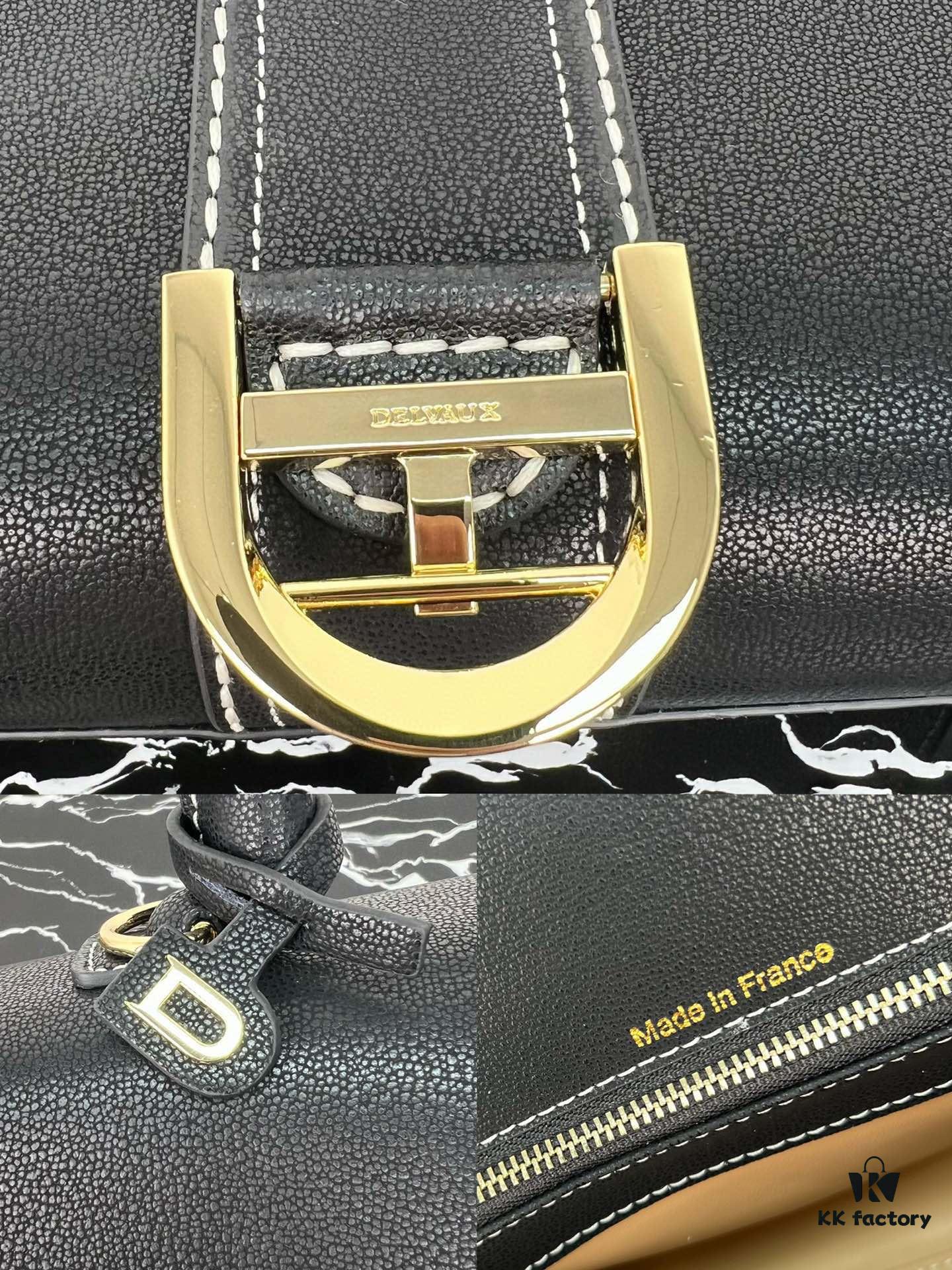 693068756e68136f4d9a4bb1 Delvaux 2024 Spring-Summer Exposed Stitching Collection Brillant PM in Calfskin