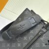 693068776e68136f4d9a4bb4 M45265 Black Floral, Aged Floral, Black Check - Sac Plat Horizontal Zippé Briefcase
