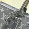 6930687a6e68136f4d9a4bb6 M45265 Black Floral, Aged Floral, Black Check - Sac Plat Horizontal Zippé Briefcase