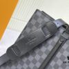M45265 Black Floral, Aged Floral, Black Checkered | Sac Plat Horizontal Zippé Briefcase