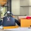 Luxury Full Set Packaging 【Premium Original Leather M21150💋M58718 Deep Blue Shell Button】