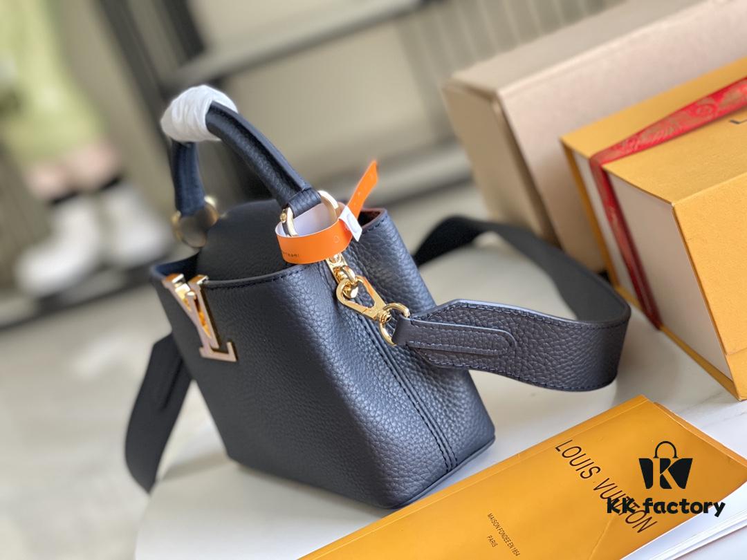 Luxury Full Set Packaging 【Premium Original Leather M21150💋M58718 Deep Blue Shell Button】
