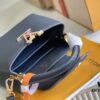 Luxury Full Set Packaging 【Premium Original Leather M21150💋M58718 Deep Blue Shell Button】
