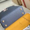 Luxury Full Set Packaging 【Premium Original Leather M21150💋M58718 Deep Blue Shell Button】