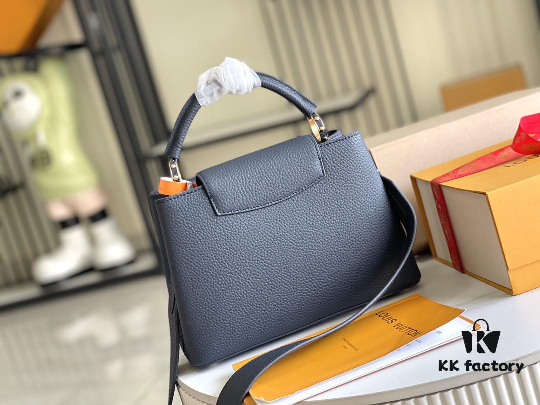 693068896e68136f4d9a4bce Supreme Quality Full Set Packaging 【Premium Original Leather M21150💋M58671 Deep Blue Shell Button】