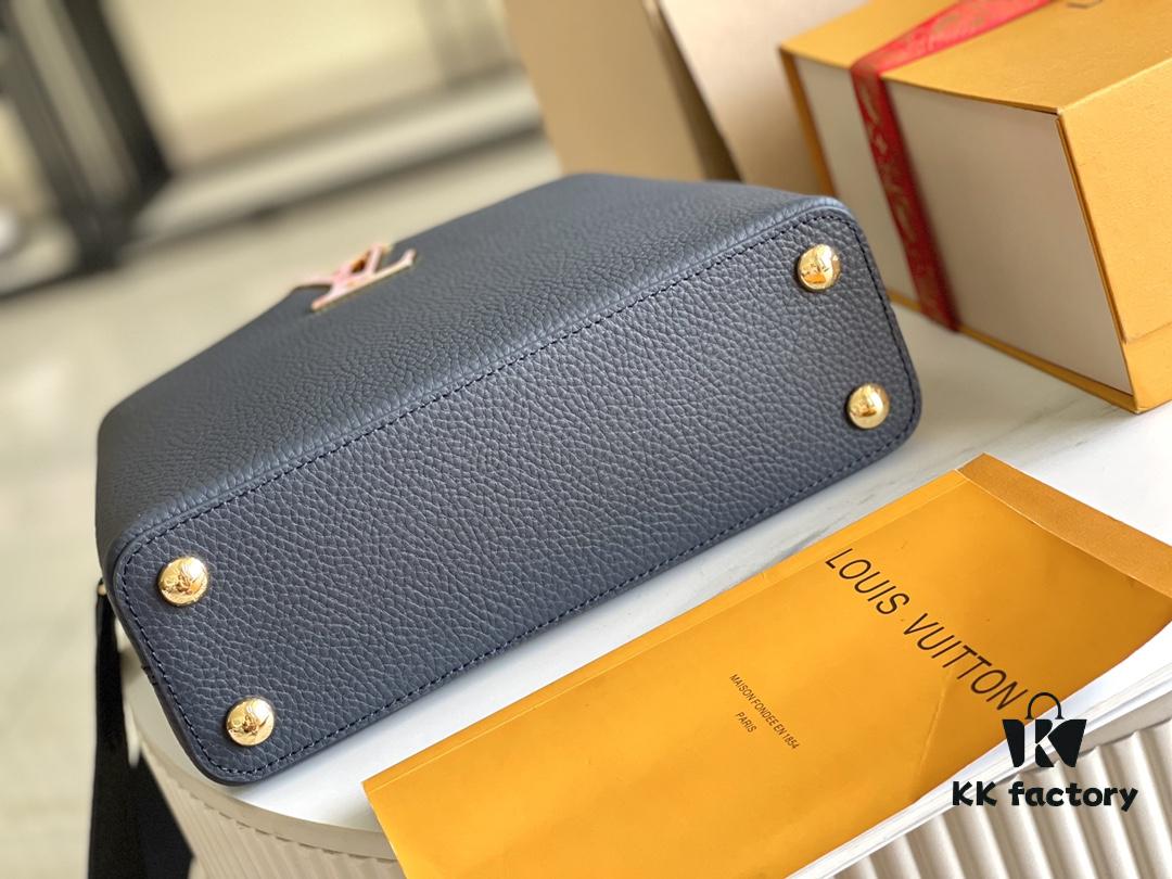 693068896e68136f4d9a4bcf Supreme Quality Full Set Packaging 【Premium Original Leather M21150💋M58671 Deep Blue Shell Button】