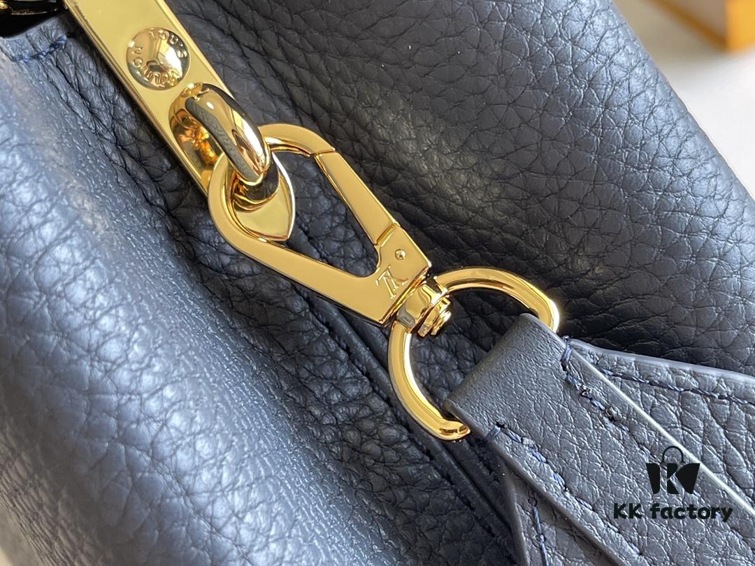 6930688b6e68136f4d9a4bd1 Supreme Quality Full Set Packaging 【Premium Original Leather M21150💋M58671 Deep Blue Shell Button】
