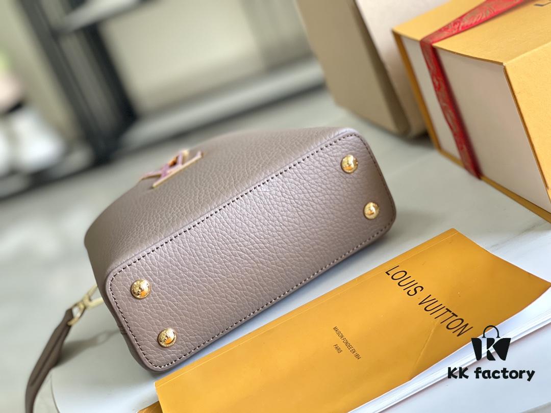6930688f6e68136f4d9a4bd9 Top Grade Full Set Packaging 【Premium Original Factory Leather M21166💋 M21165 Elephant Grey with Exotic Sand Python Shell Closure】