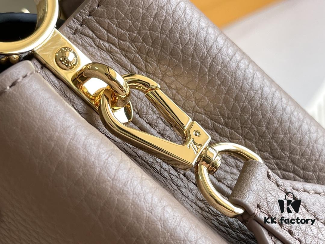 6930688f6e68136f4d9a4bda Top Grade Full Set Packaging 【Premium Original Factory Leather M21166💋 M21165 Elephant Grey with Exotic Sand Python Shell Closure】