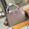 Top-Grade Full Set Packaging [Premium Original Factory Leather 💋 M21166 Elephant Gray with Exotic Sand Python and Mother-of-Pearl LV Logo]