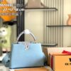 Premium Full Set Packaging 【Top Quality Original Leather 💋 M21166 Misty Blue with Exotic Sand Python Shell Closure】