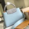 Premium Full Set Packaging 【Top Quality Original Leather 💋 M21166 Misty Blue with Exotic Sand Python Shell Closure】