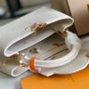 Premium Full Leather Set [Top Grade Original Leather M23082 Small Size 💋 M23083 Mother-of-Pearl White Shell Closure]