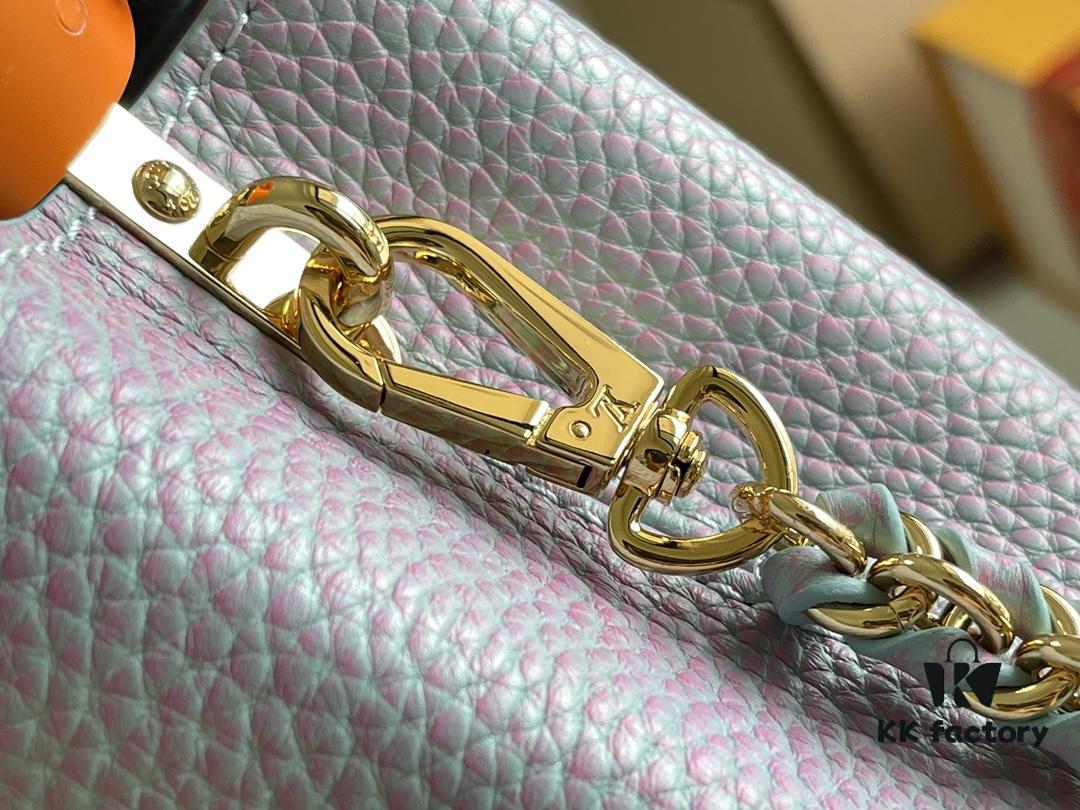 693068bd6e68136f4d9a4c17 Supreme Quality Full Set Packaging 【Premium Original Factory Leather M59868💋M59850 Starlight Pearly Blue Mother-of-Pearl Button】