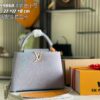 Premium Full Set Packaging [Top Quality Original Factory Leather 💋 M59868 Stellar Pearl Blue Shell Button]