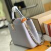 Premium Full Set Packaging [Top Quality Original Factory Leather 💋 M59868 Stellar Pearl Blue Shell Button]