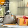 Top-Grade Original Leather New Version [Premium Original Leather M94429 💋 M59433 Elephant Gray with Gold Clasp]