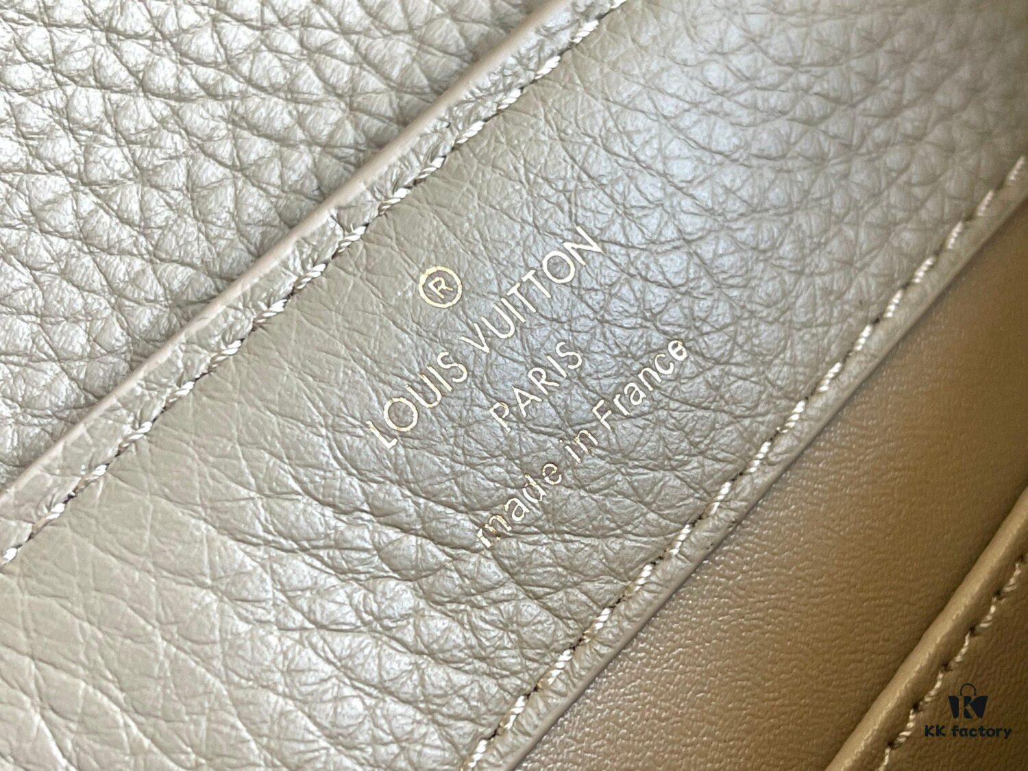 Top-Grade Original Leather New Version [Premium Original Leather M94429 💋 M59433 Elephant Gray with Gold Clasp]