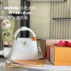 Top Grade Full Set Packaging New Version [Top Quality Original Leather M23456💋 M59433 White Gold Buckle]
