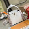 693068e26e68136f4d9a4c52 Top Grade Full Set Packaging 【Premium Original Factory Leather M22002💋 N98156 Matte White Himalaya Gold Hardware】