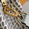 693068e66e68136f4d9a4c59 Top Grade Full Set Packaging 【Premium Original Factory Leather M22002💋 N98156 Matte White Himalaya Gold Hardware】
