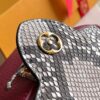 Premium Full Set Packaging 【Top Quality Original Factory Leather M82068💋 N82067 Grape Purple with Paris Pink Python Gold Clasp】