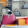 Premium Full Set Packaging [Top Quality Original Factory Leather 💋 N82068 Grape Purple with Paris Pink Python and Gold LV Buckle]