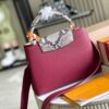 Premium Full Set Packaging [Top Quality Original Factory Leather 💋 N82068 Grape Purple with Paris Pink Python and Gold LV Buckle]
